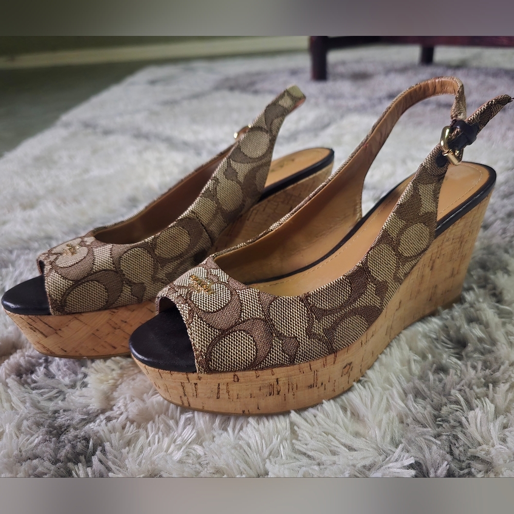 Coach Ferry Wedge Size 6